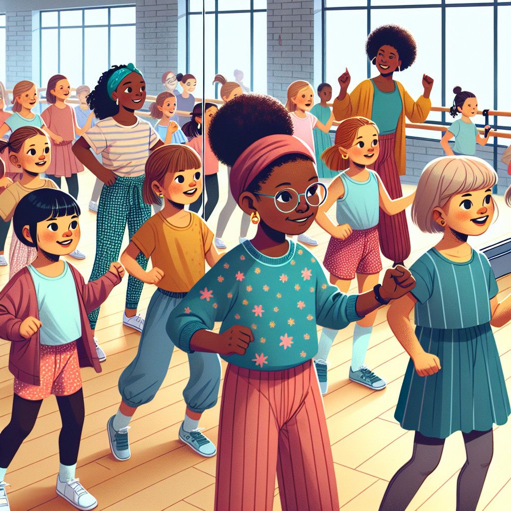 Clases de Baile Moderno: Diversión y Movimiento para Niñas de 4 Años